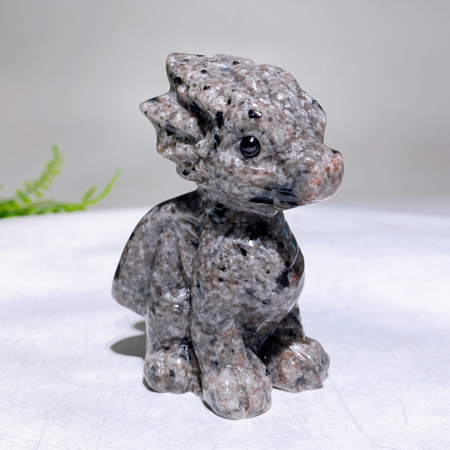3.2" Natural Crystal Dragon Carving Wholesale