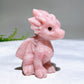 3.2" Natural Crystal Dragon Carving Wholesale