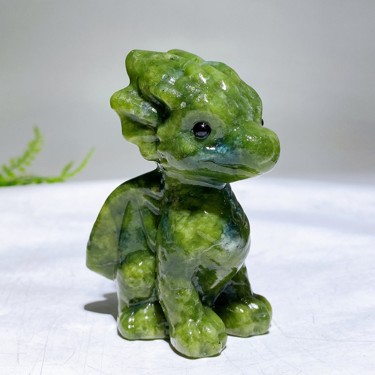 3.2" Natural Crystal Dragon Carving Wholesale