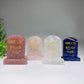 2.7" Mixed Crystal Tombstone with Printing Carvings Halloween Decor Bulk Wholesale