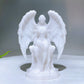 4.5" Natural White Jade Angel Carving Wholesale