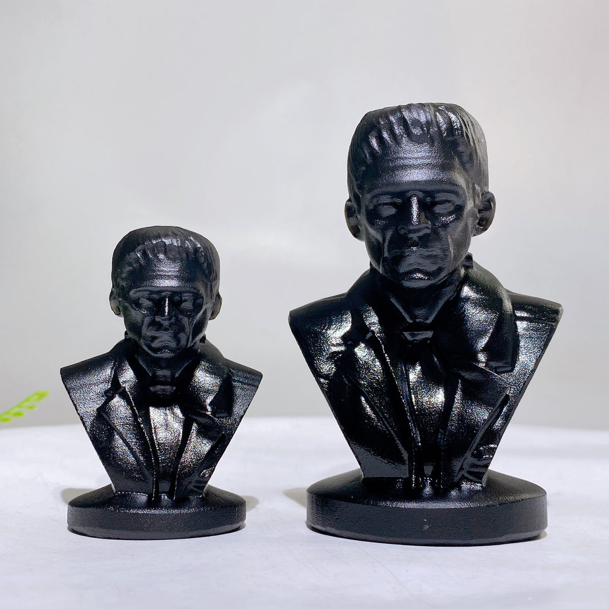 2.8" 4.0" Black Obsidian Frankenstein Carving Wholesale