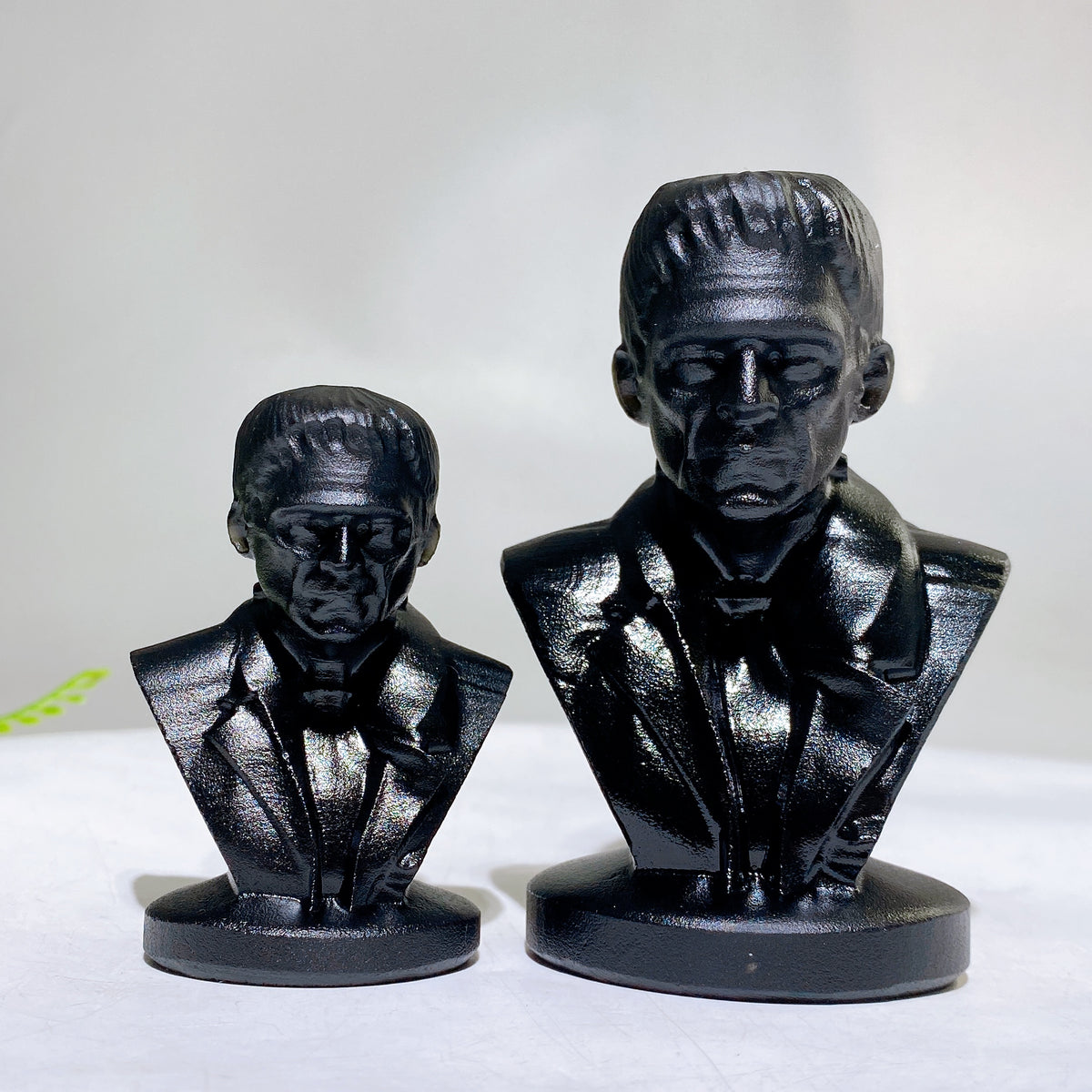 2.8" 4.0" Black Obsidian Frankenstein Carving Wholesale
