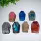 2.3" Mixed Crystal Coffin Carvings Bulk Wholesale