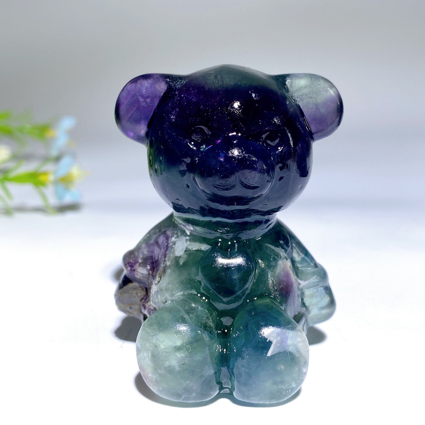 2.3" Mixed Crystal Bear Carvings Bulk Wholesale