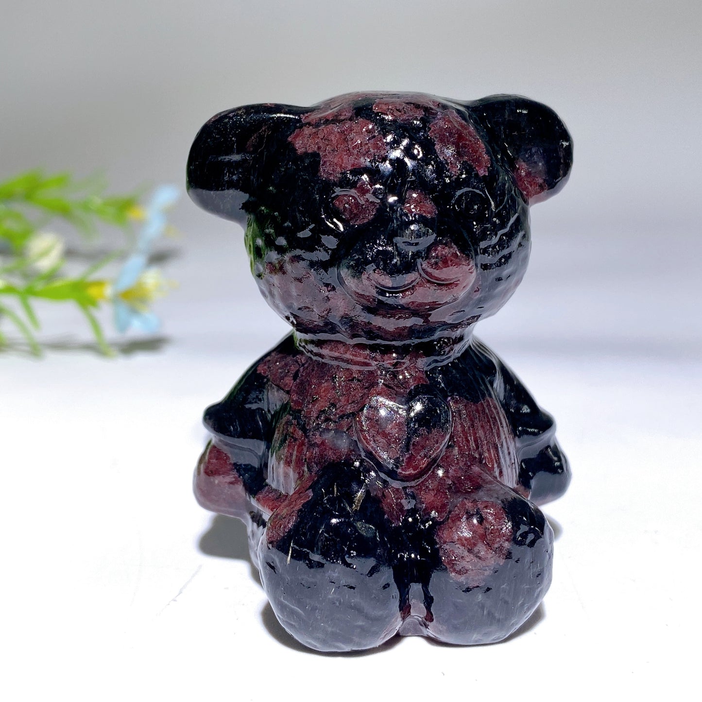 2.3" Mixed Crystal Bear Carvings Bulk Wholesale