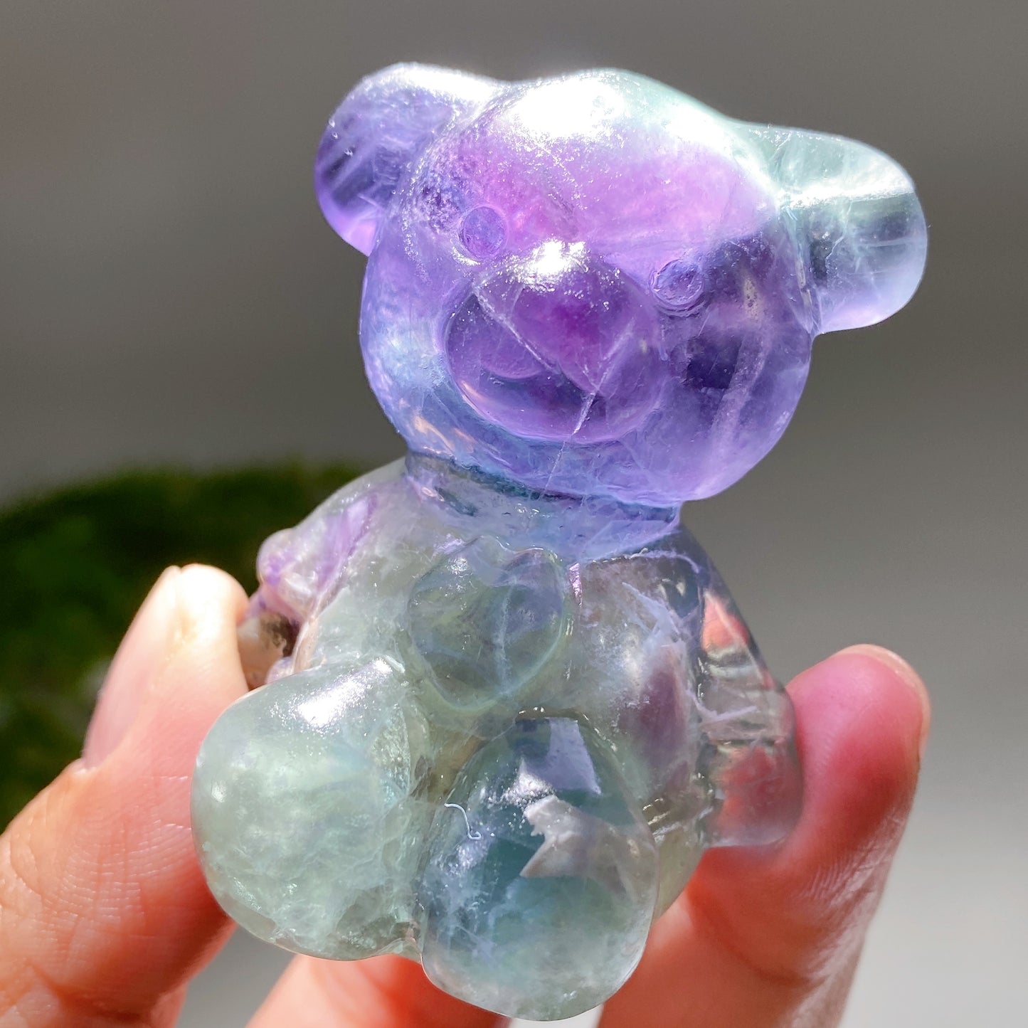 2.3" Mixed Crystal Bear Carvings Bulk Wholesale