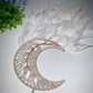 20" Mixed Crystal Life Tree Moon Shape Dreamcatcher Suncatcher Bulk Wholesale