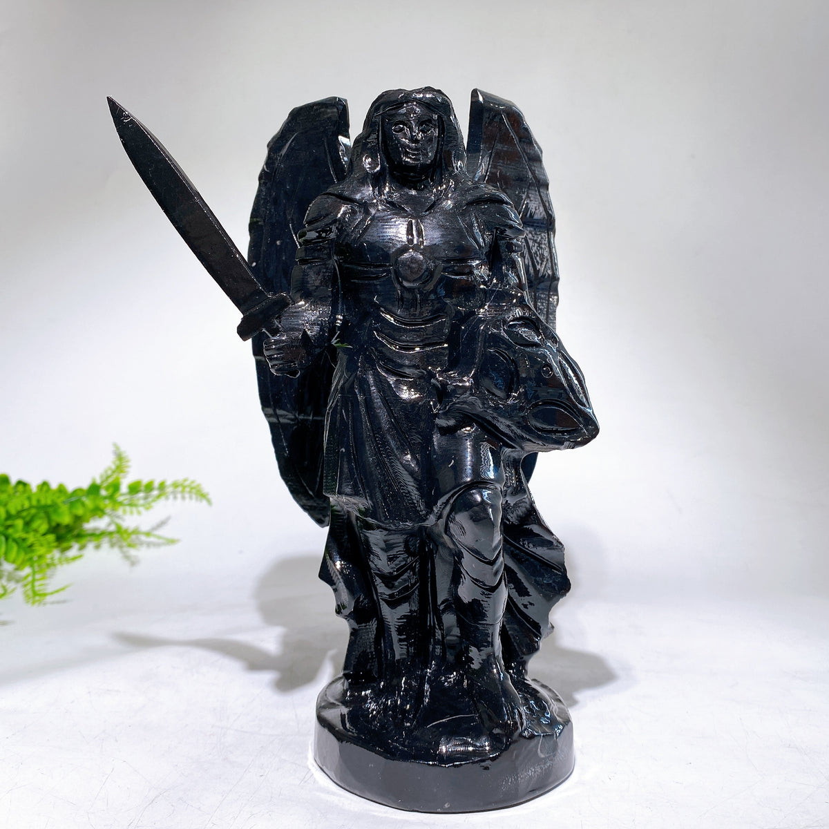 21cm Natural Crystal Angel Carving Wholesale