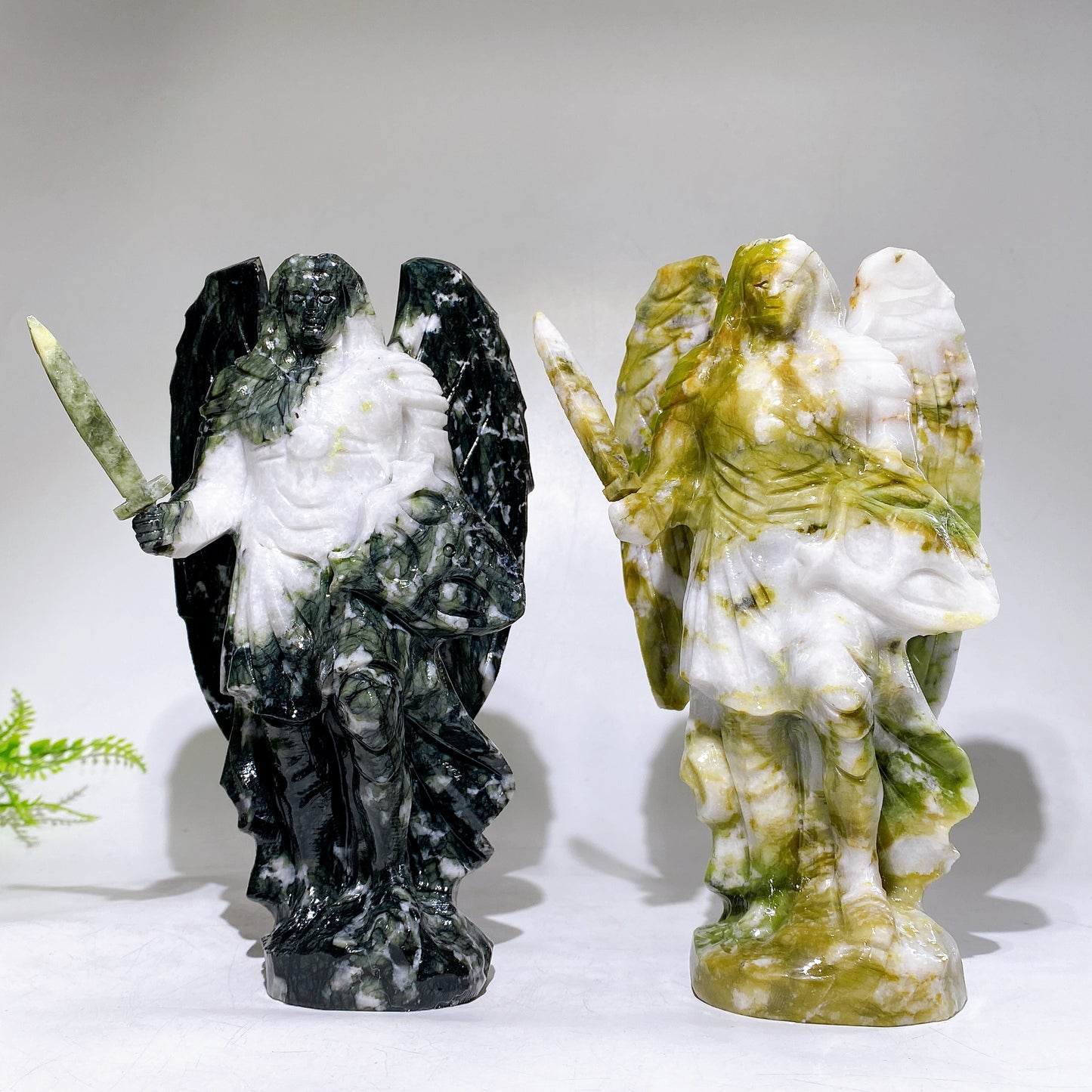 21cm Natural Crystal Angel Carving Wholesale