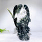 21cm Natural Crystal Angel Carving Wholesale