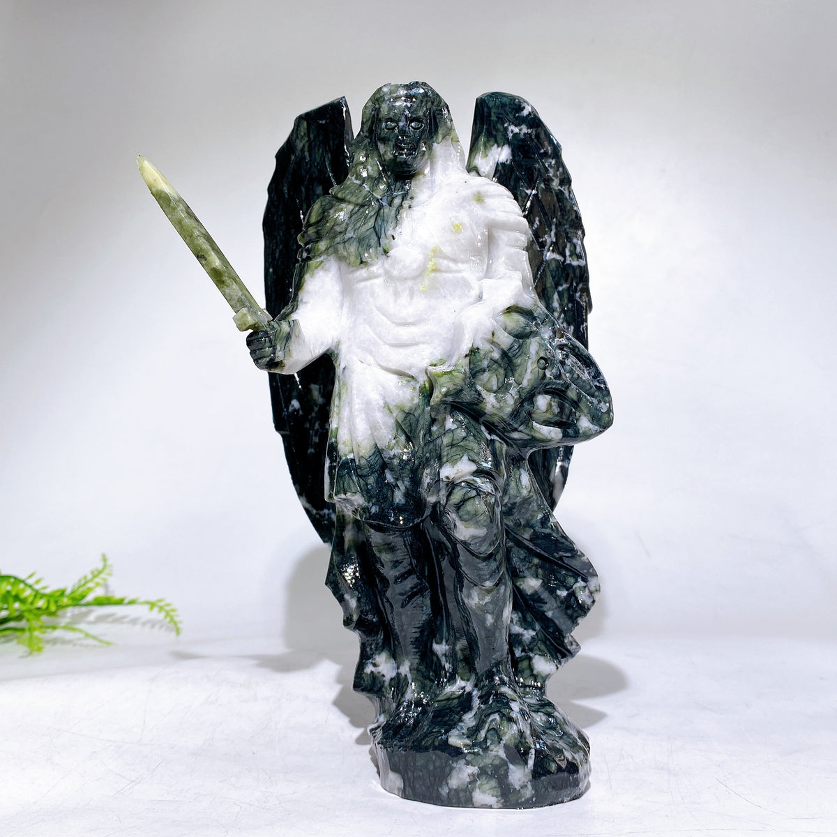 21cm Natural Crystal Angel Carving Wholesale