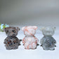 1.6" Mixed Crystal Bear Carvings Crystal Healing Bulk Wholesale