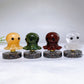 2.1" Natural Crystal Spinning Octopus with Yooperlite Base Wholesale
