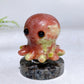 2.1" Natural Crystal Spinning Octopus with Yooperlite Base Wholesale