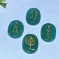 Crystal Reiki Stone with Printing Crystal Healing Bulk Wholesale