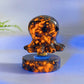 2.1" Natural Crystal Spinning Octopus with Yooperlite Base Wholesale