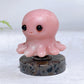 2.1" Natural Crystal Spinning Octopus with Yooperlite Base Wholesale