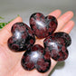 1.8"-2.0" Natural Astrophylite with Garnet Heart Wholesale