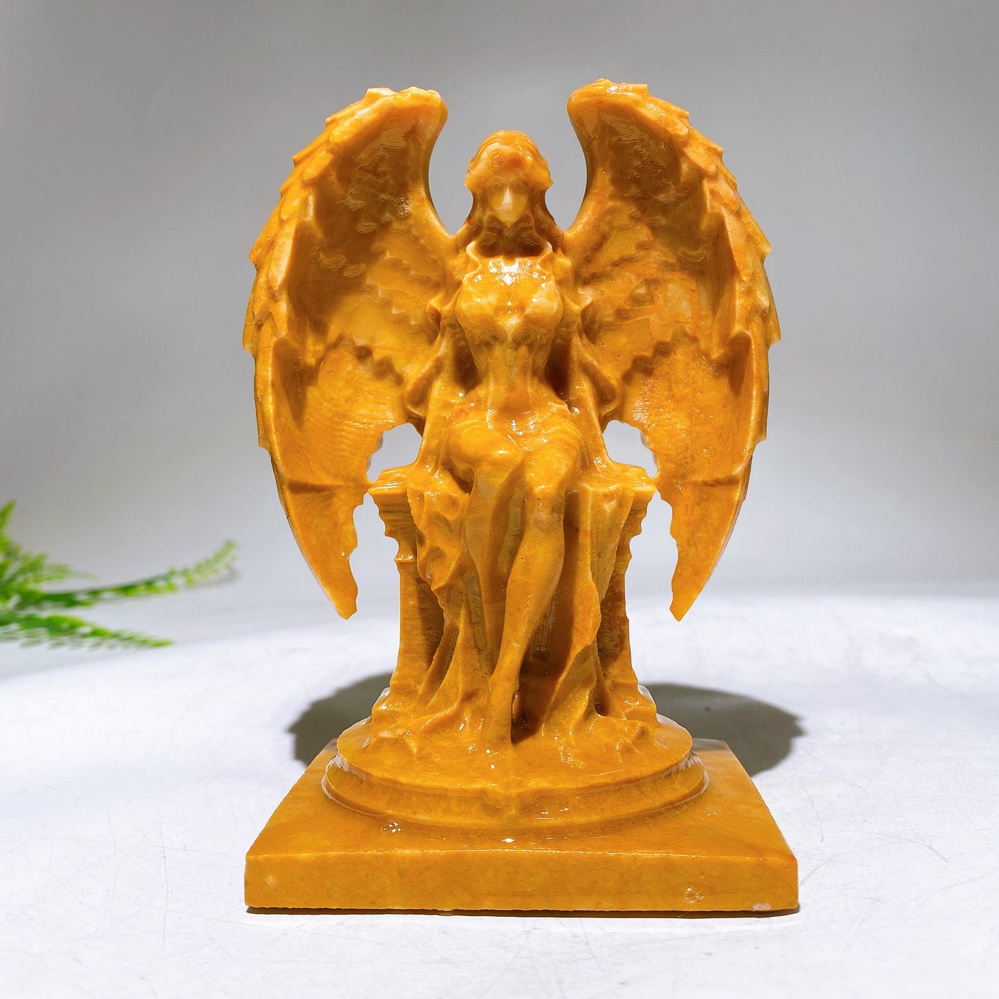 4.9" Natural Crystal Angel Carving Wholesale