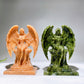 4.9" Natural Crystal Angel Carving Wholesale