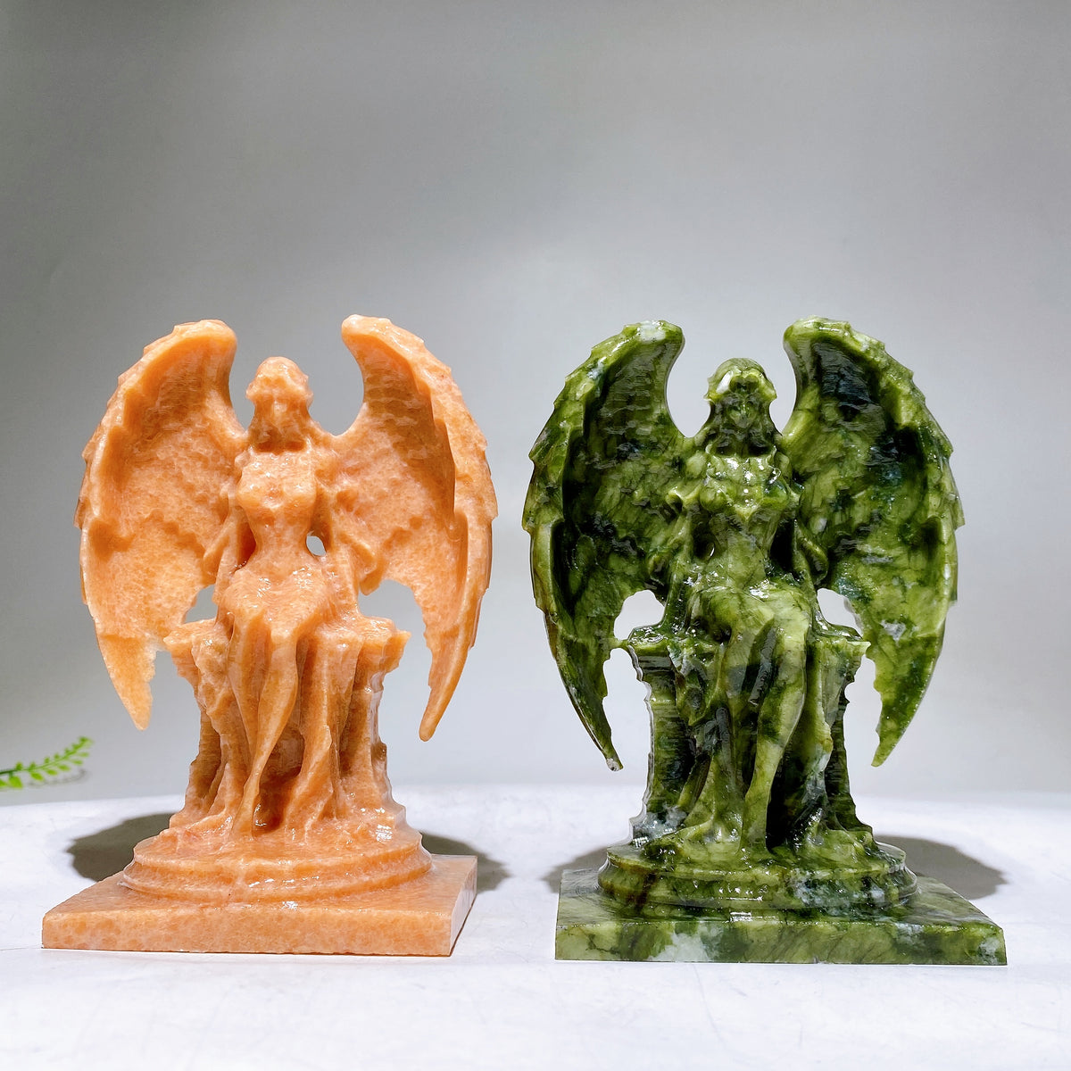 4.9" Natural Crystal Angel Carving Wholesale