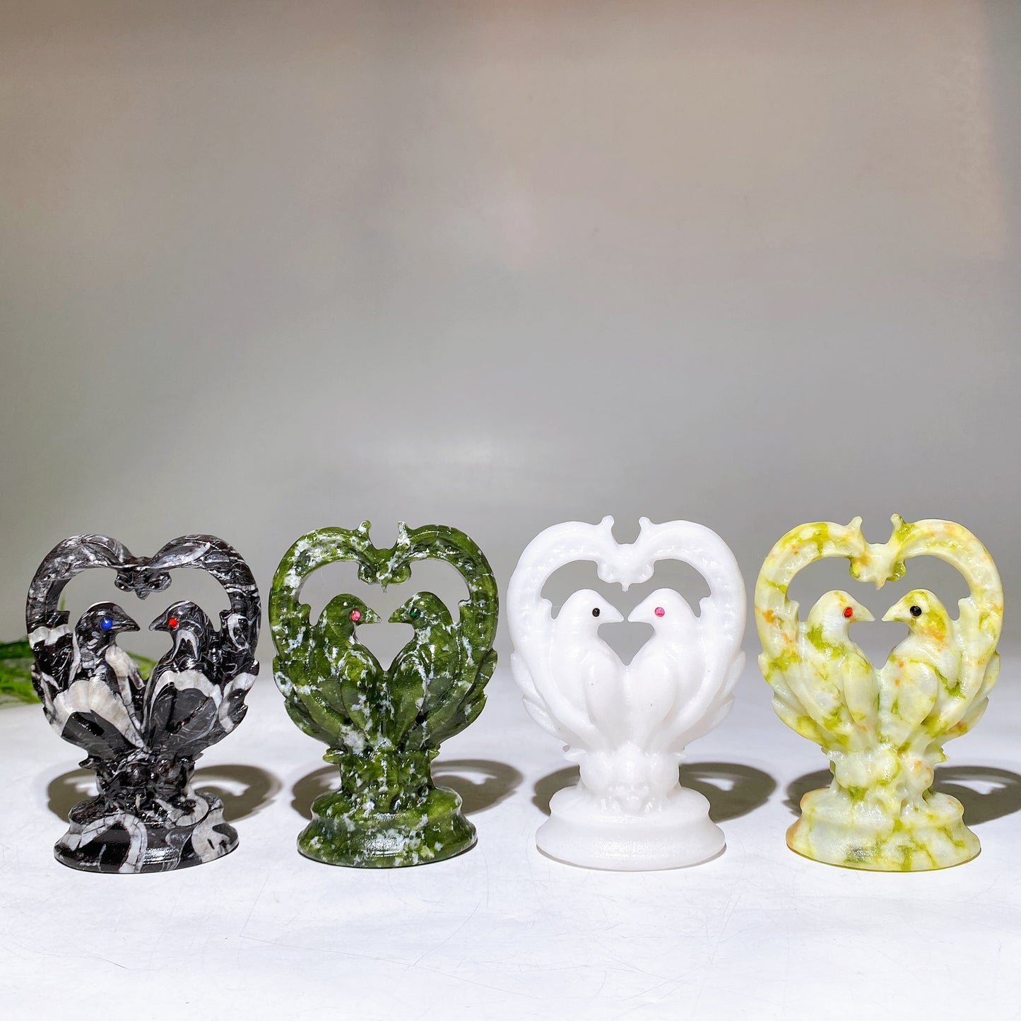 3.9" Natural Crystal Pigeon Carving Wholesale