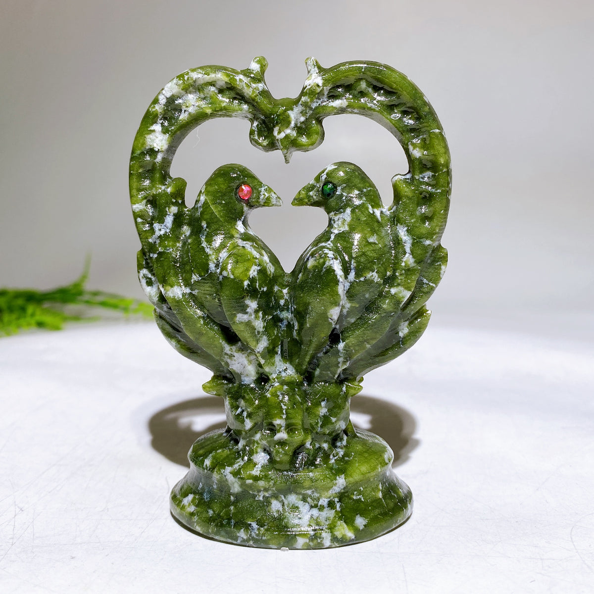 3.9" Natural Crystal Pigeon Carving Wholesale
