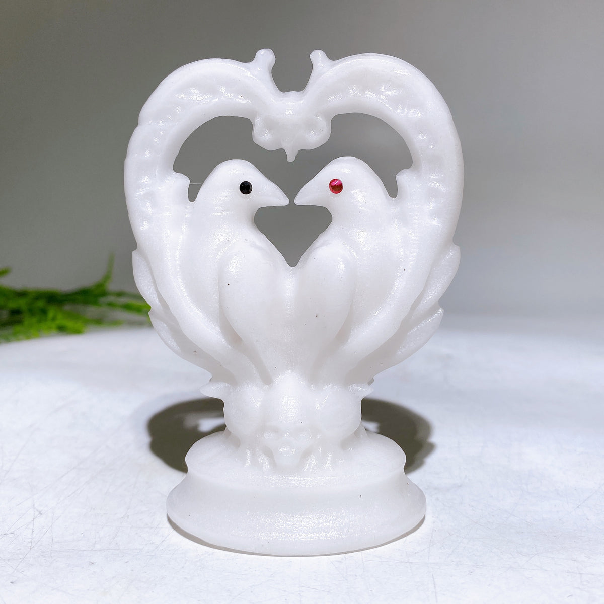 3.9" Natural Crystal Pigeon Carving Wholesale