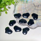 1.0" Drilled Terahertz Heart Shape Pendant Crystal Healing Bulk Wholesale