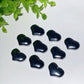 1.0" Drilled Terahertz Heart Shape Pendant Crystal Healing Bulk Wholesale