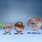 28-50mm Pyrite Grow in Quartz Sphere Bulk Wholesale