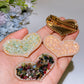Crystal Chips Oval Heart Shape Hairpin Crystal Healing Bulk Wholesale