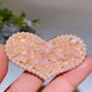 Crystal Chips Oval Heart Shape Hairpin Crystal Healing Bulk Wholesale