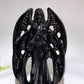 24cm Black Obsididan Seraph Angel Carving Wholesale