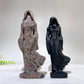 Yooperlite Black Obsidian Hooded Goddess Carving Wholesale
