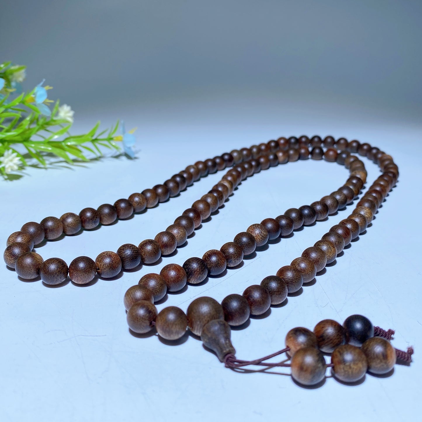 8mm 108 Beads Mala Agarwood Necklace Bulk Wholesale