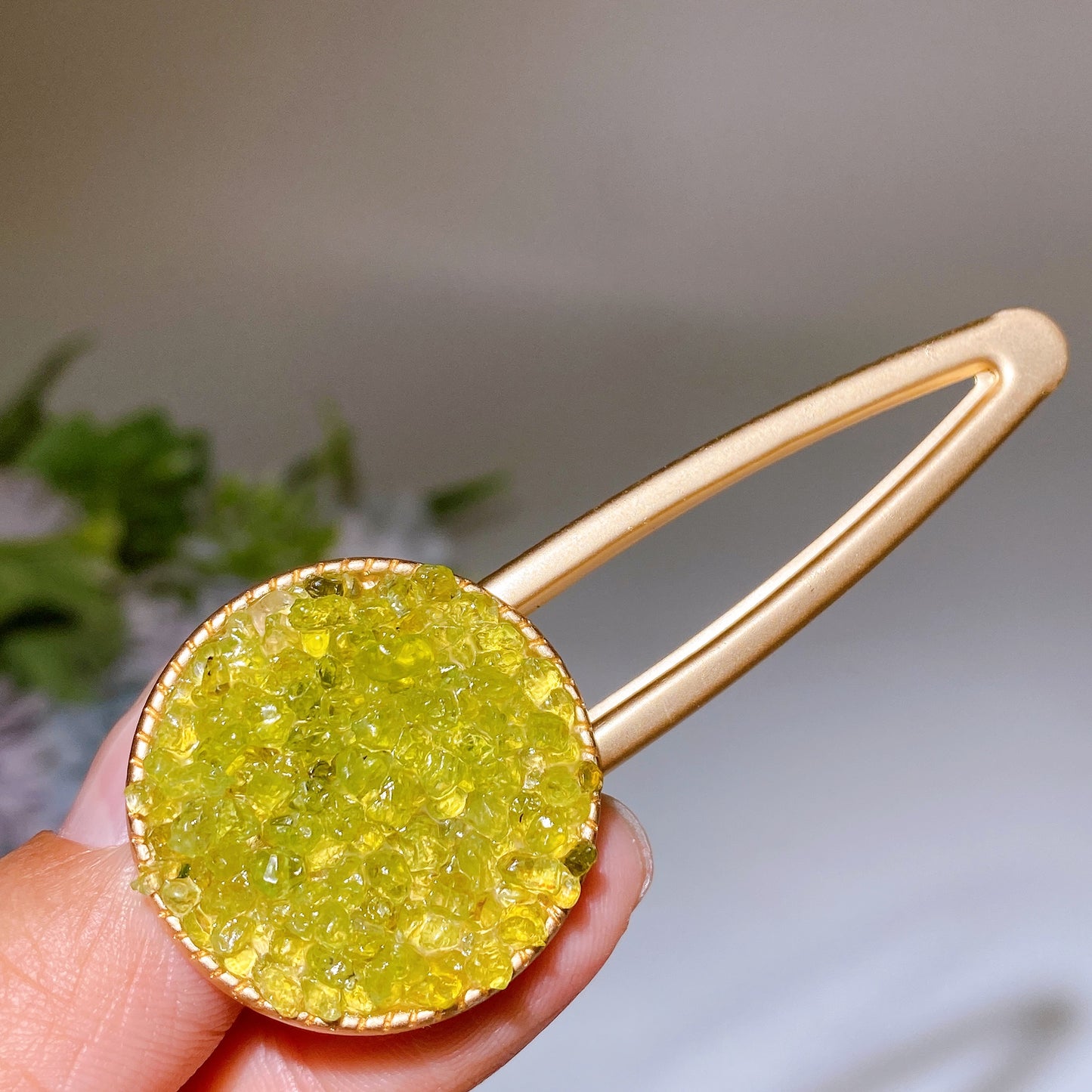 Crystal Chips Round Moon Star Heart Shape Hairpin Crystal Healing Bulk Wholesale