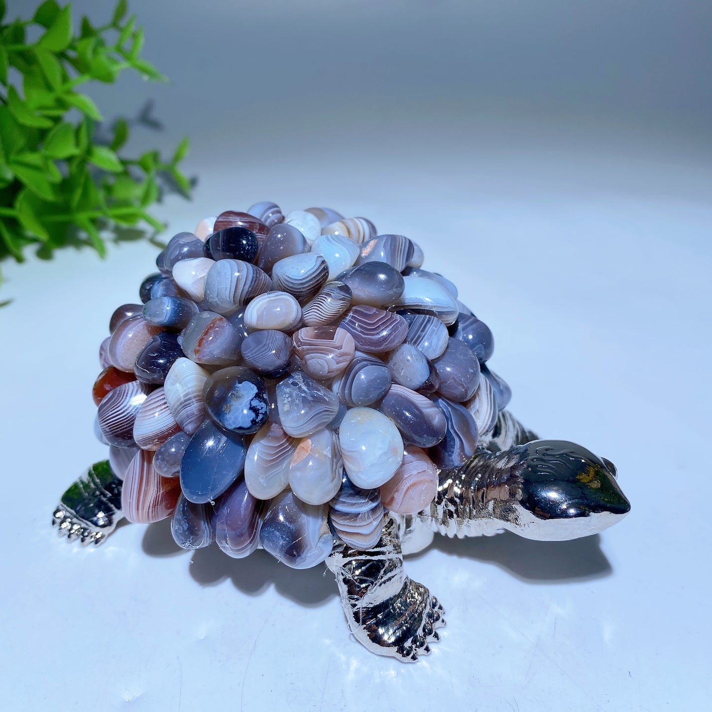 4.5" Mixed Crystal Chips Tortoise Turtle Free Form Bulk Wholesale