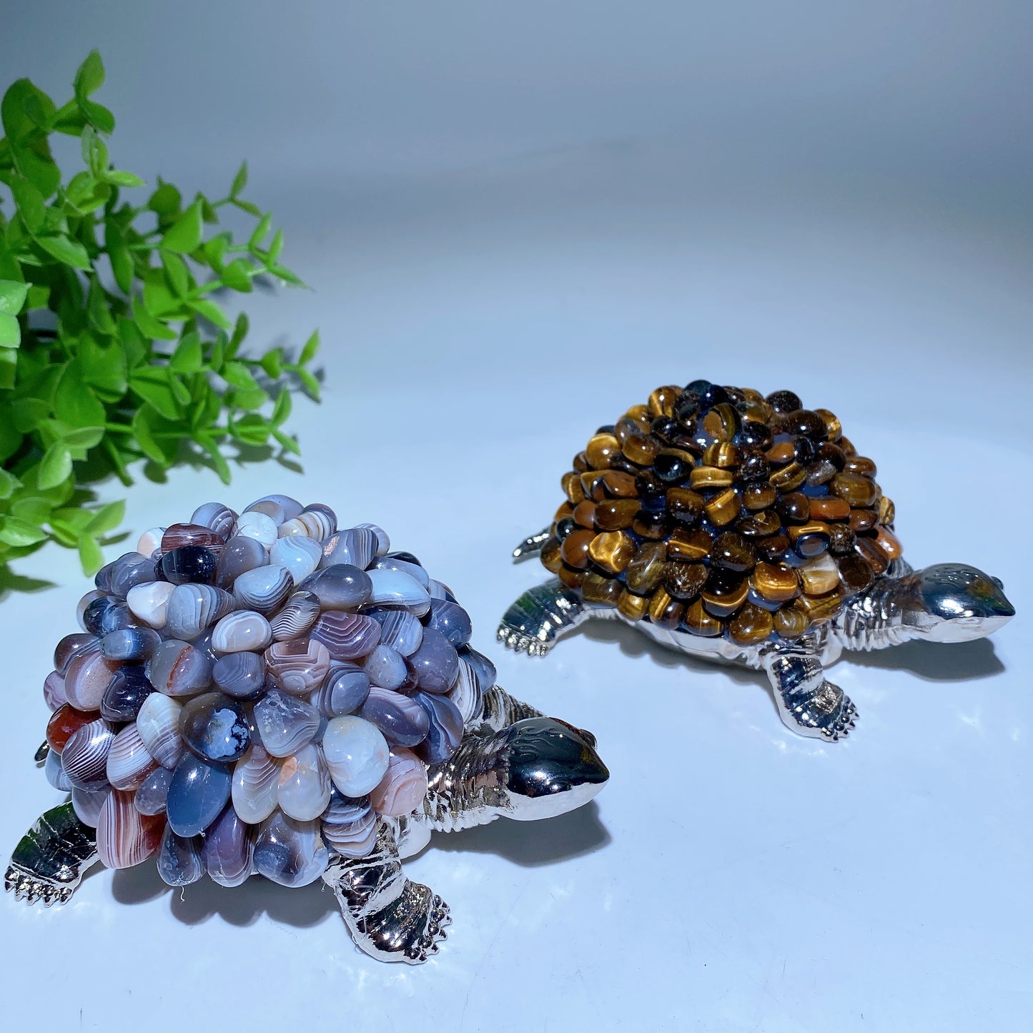 4.5" Mixed Crystal Chips Tortoise Turtle Free Form Bulk Wholesale