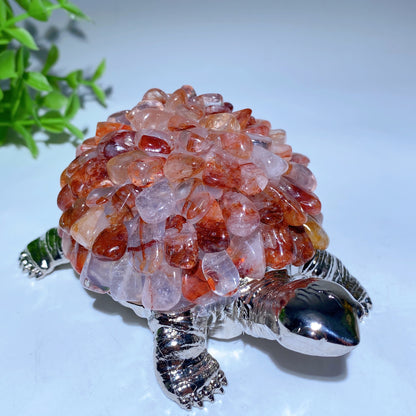 4.5" Mixed Crystal Chips Tortoise Turtle Free Form Bulk Wholesale