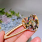Crystal Chips Round Moon Star Heart Shape Hairpin Crystal Healing Bulk Wholesale