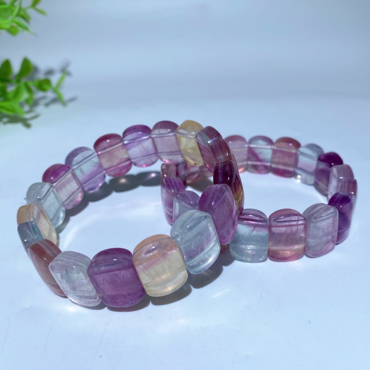 Lapis Fluorite Terahertz Rainbow Tiger Eye Crystal Bangle Bulk Wholesale