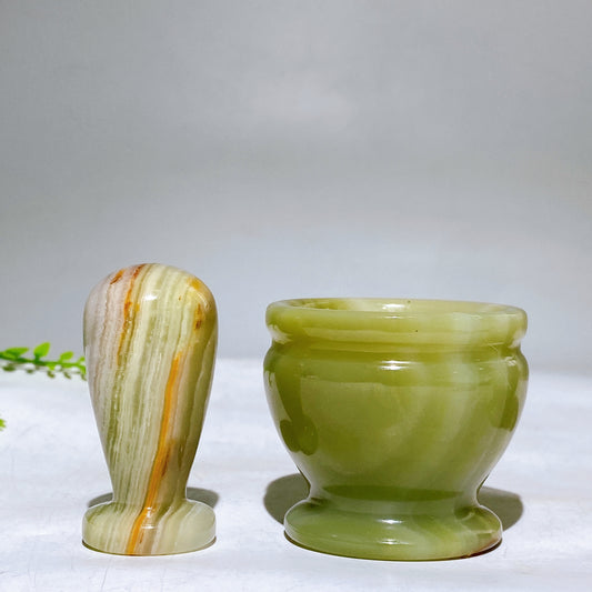 Natural Afghan Jade Garlic Press Carving Wholesale New Arrival