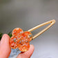 Crystal Chips Round Moon Star Heart Shape Hairpin Crystal Healing Bulk Wholesale