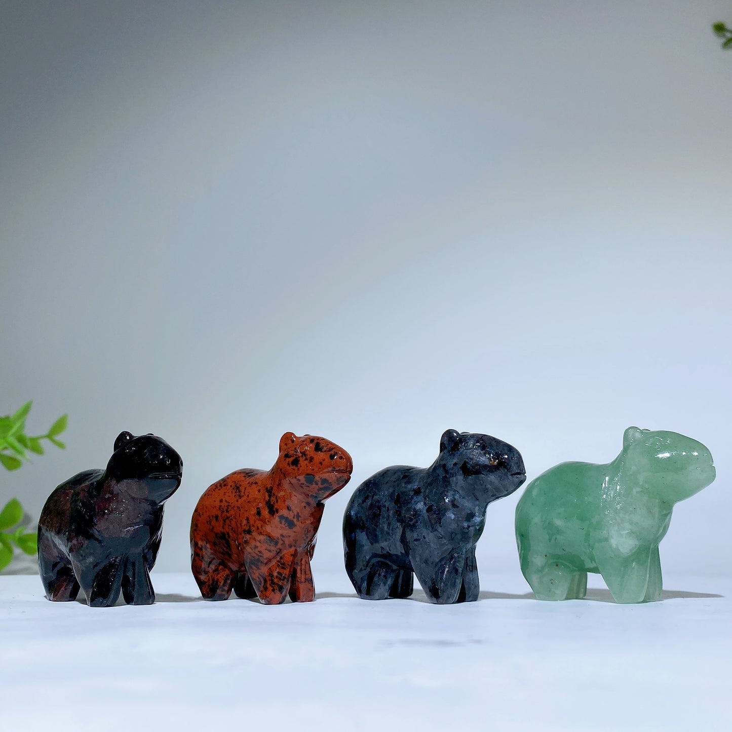 2.0" Crystal Capybara Carvings Bulk Wholesale