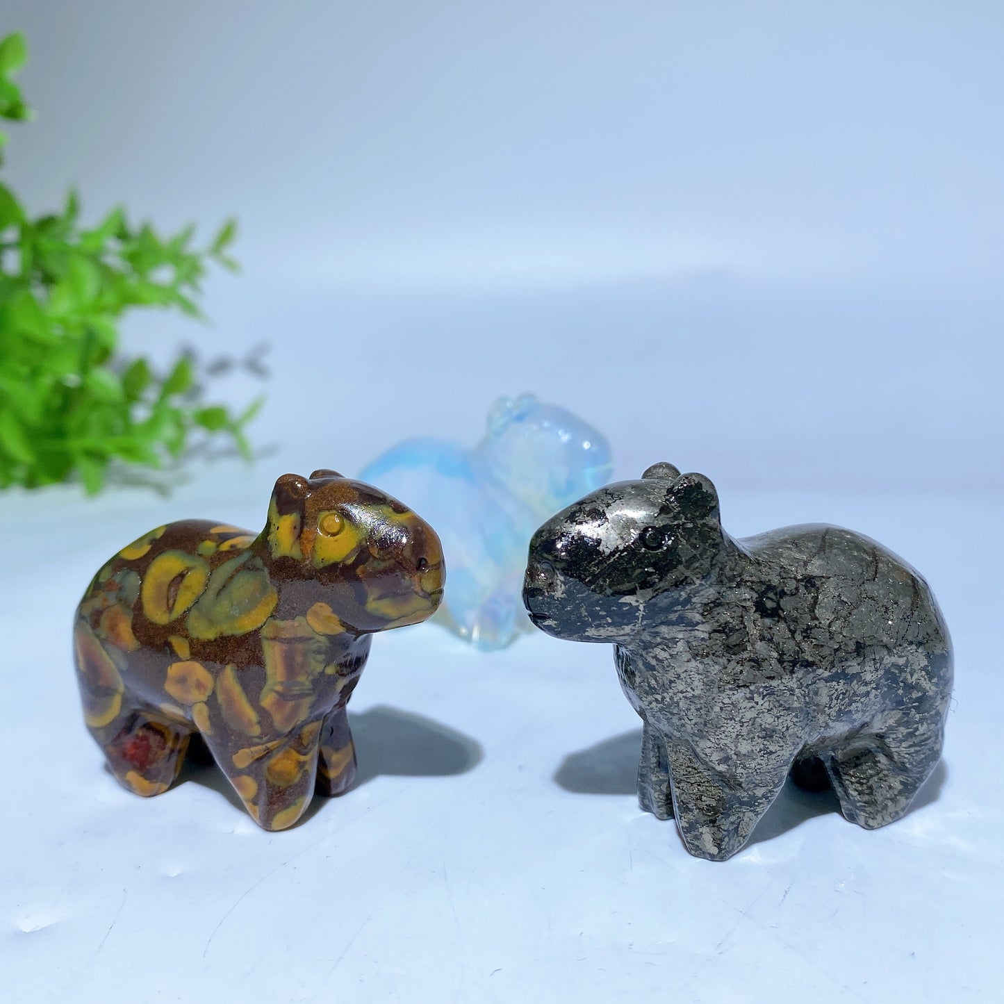 2.0" Crystal Capybara Carvings Bulk Wholesale