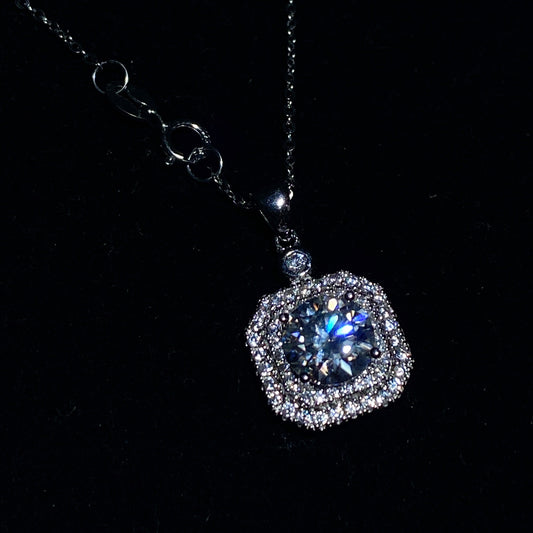 Moissanite Pendnat with Sterling Silver Chain Bulk Wholesale