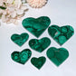 1.2"-3.3" Malachite Heart Carvings Bulk Wholesale