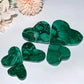 1.2"-3.3" Malachite Heart Carvings Bulk Wholesale